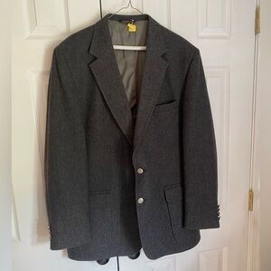 Men’s vintage grey wool sport coat